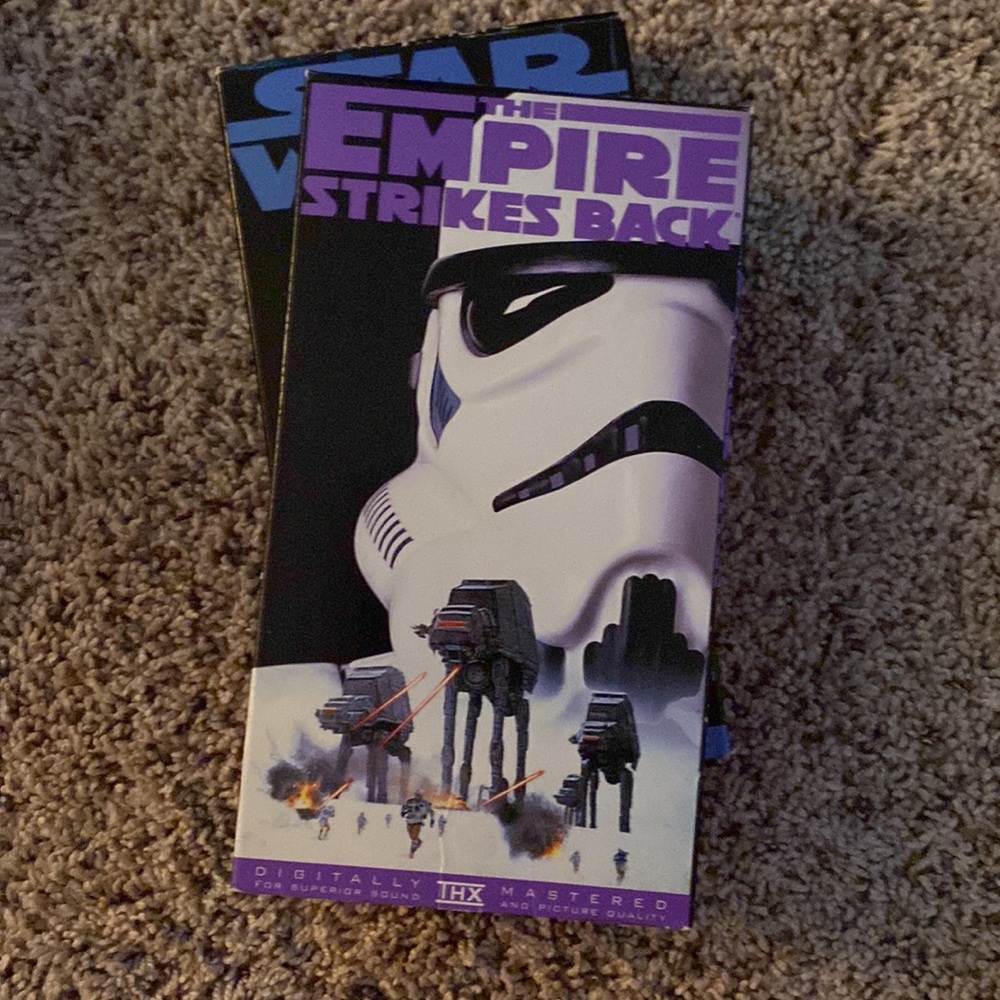 STAR WARS Trilogy Vintage VHS Set - Picture 7 of 10
